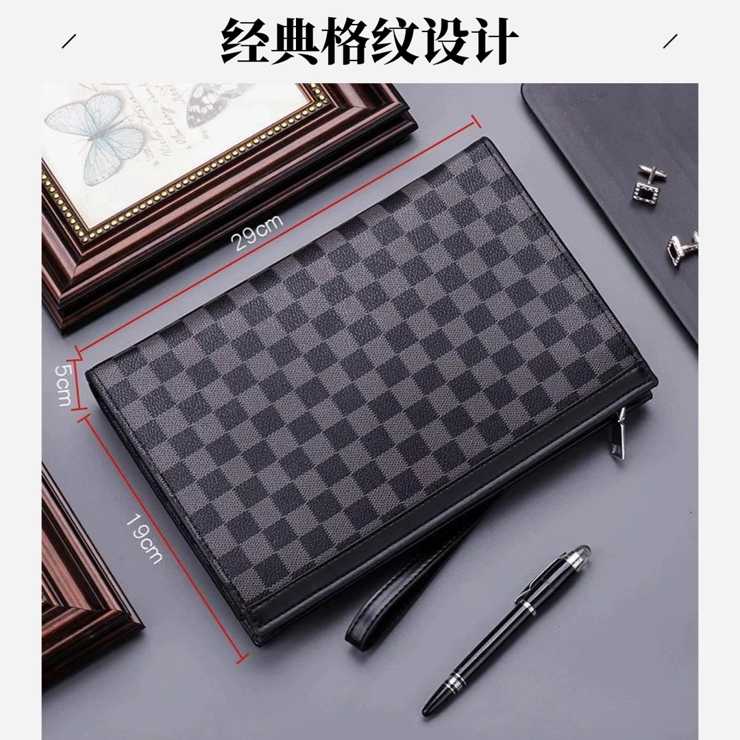 潮手包手抓包包拎手拿包男款牛皮商务男钱士包时尚男手拎男士真皮