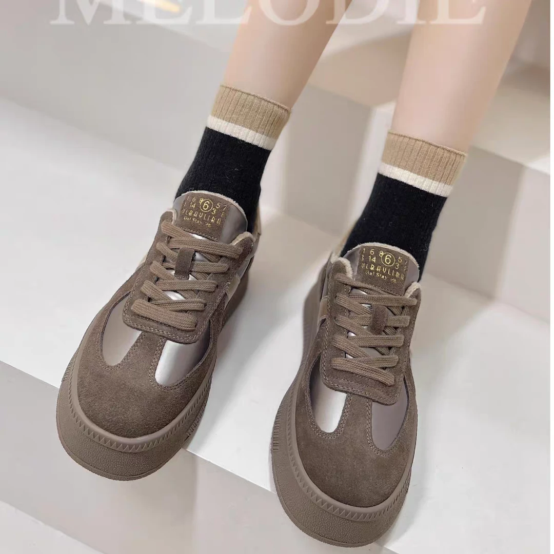 【聚新汇】0506简约时尚休闲风格设计师经典百搭纯色板鞋