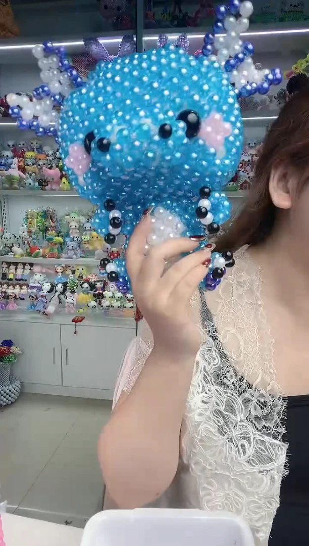 玻璃1021卡12马贝彩冰龙材料包套蓝色