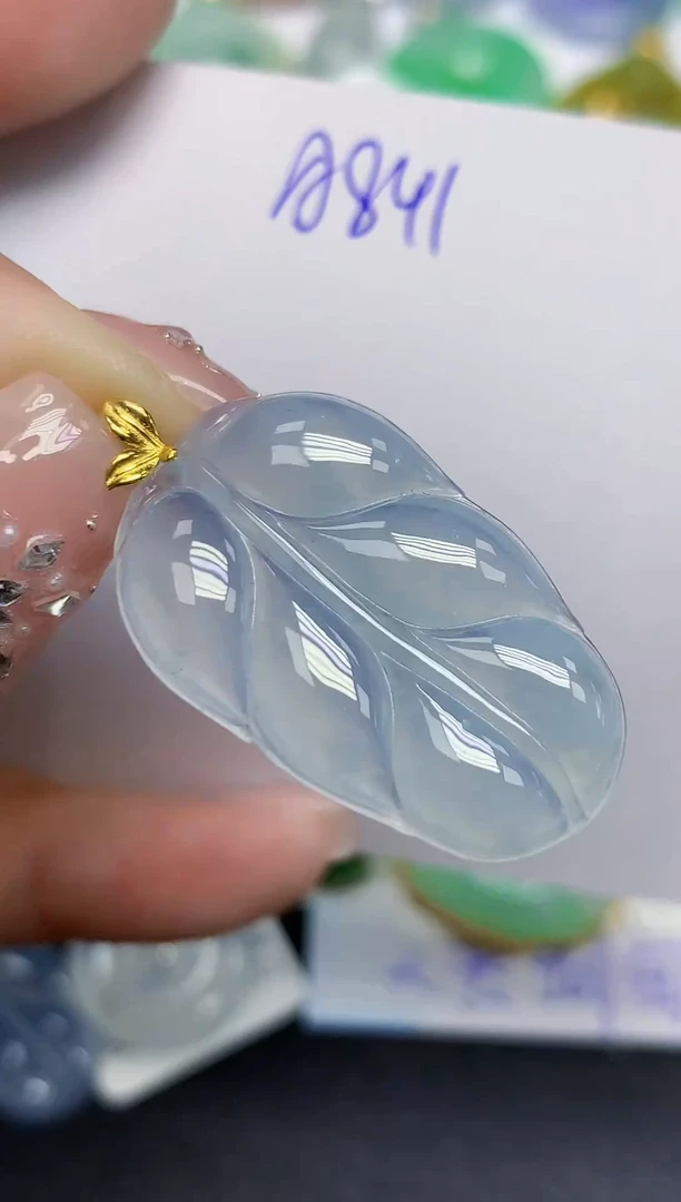 颈饰18K金镶嵌翡翠天然缅甸翡翠A货翡翠百元以上9元证书费自理