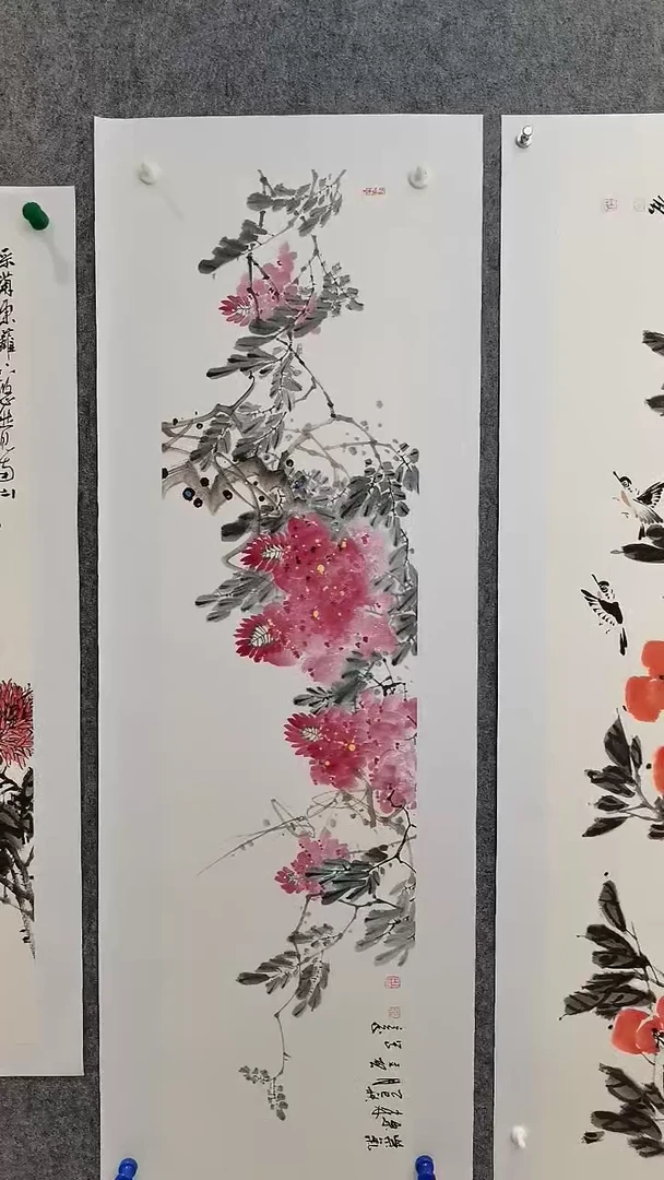 紫气东来138*35cm