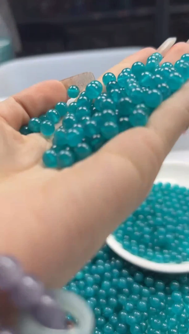 玛瑙/玉髓颈饰未镶嵌w307高冰天河石6mm*50颗