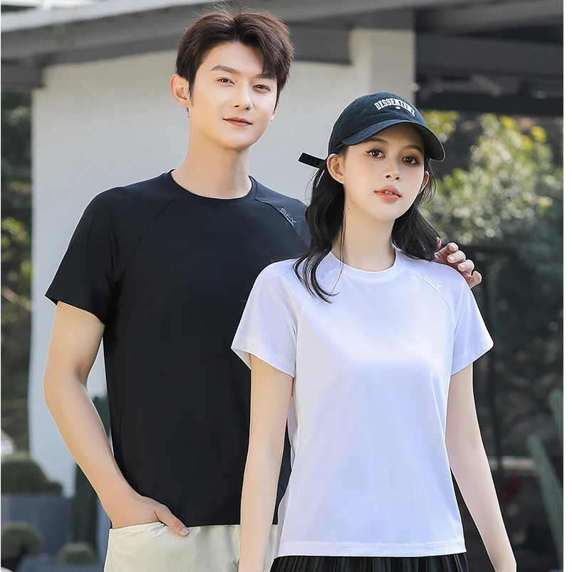 情侣款冰壳空气动感透气T恤衫E7D7-DT