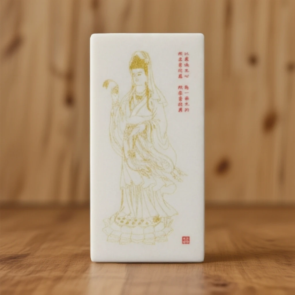 抖音质检先鉴后发出具和田玉证书保天然保真和田玉白玉观音六斤多