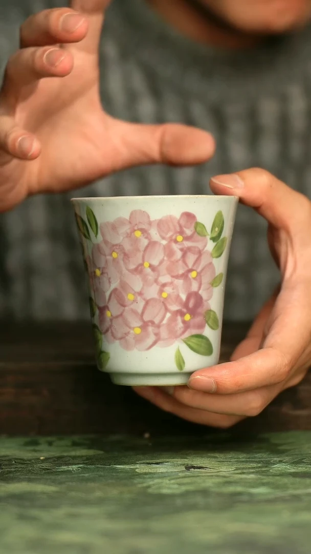 青诗集手工手绘瓷器