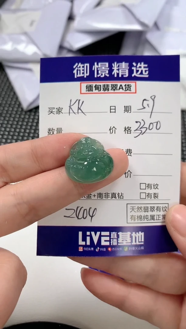 翡翠未镶嵌颈饰78