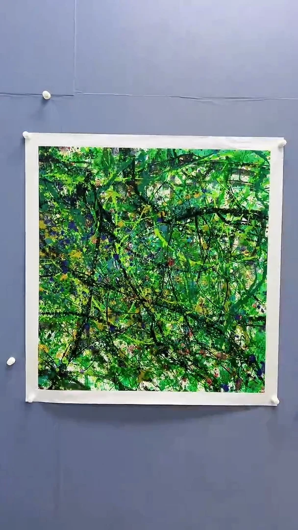 【闪购商品】绘画赵燮绘画8平尺金袍藤萝