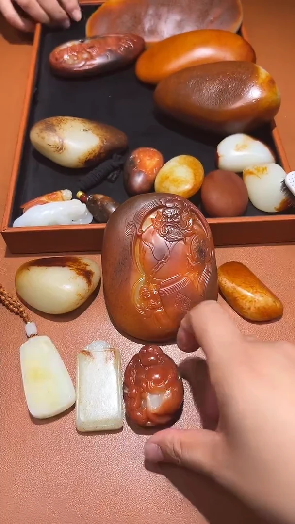 未镶嵌和田玉把件幸**满和田玉