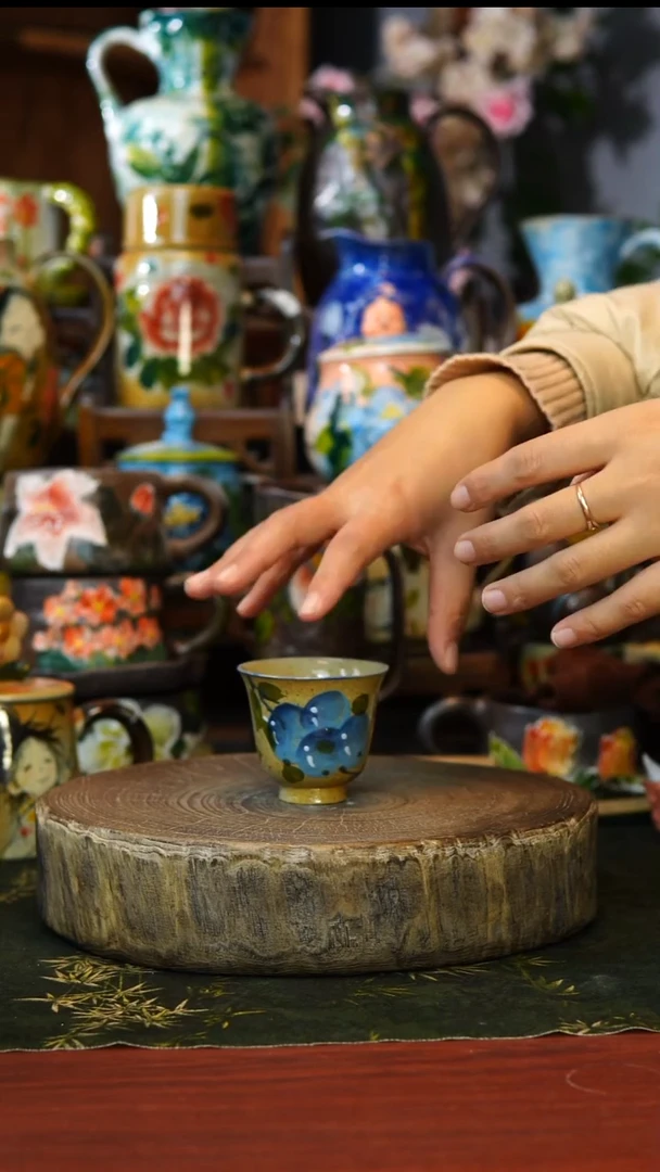 陶瓷12景德镇手工手绘釉下彩陶瓷