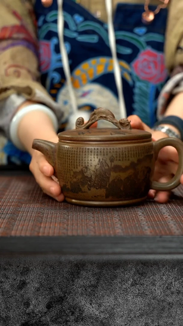 【闪购商品】紫砂茶壶柴烧汉瓦