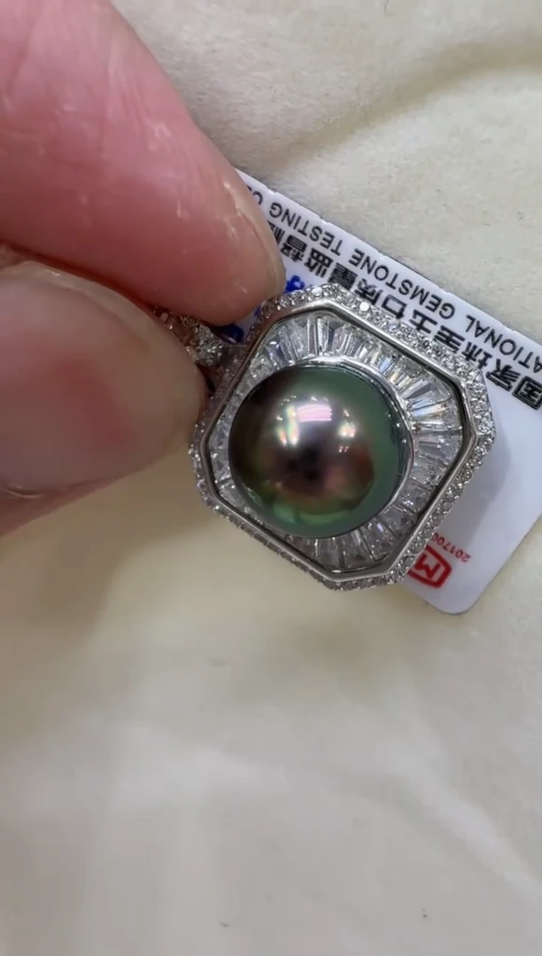 海水珍珠银S925镶嵌颈饰清货