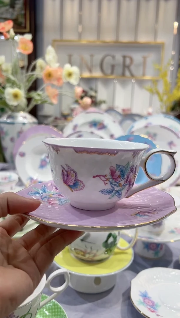 【闪购商品】36%以上骨粉骨瓷一杯一碟