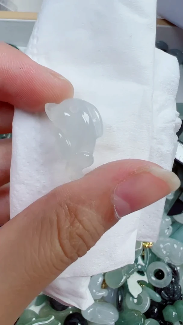 散珠翡翠875号链接，A货翡翠