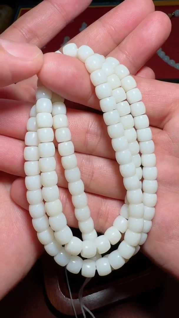 【闪购商品】和田玉珠串未镶嵌男女款时尚百搭配饰