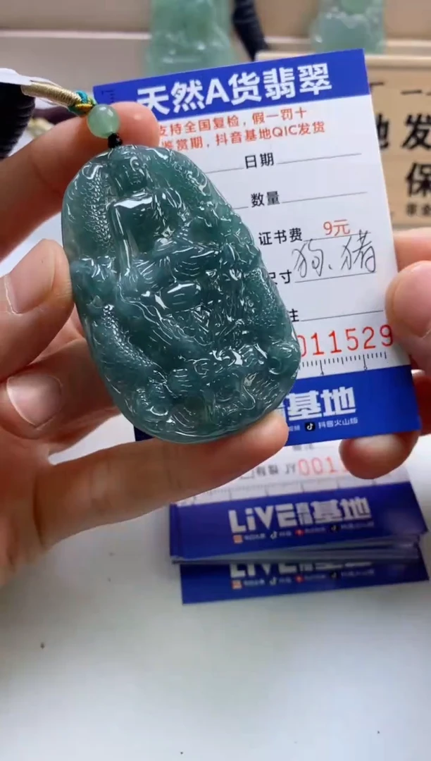翡翠未镶嵌颈饰