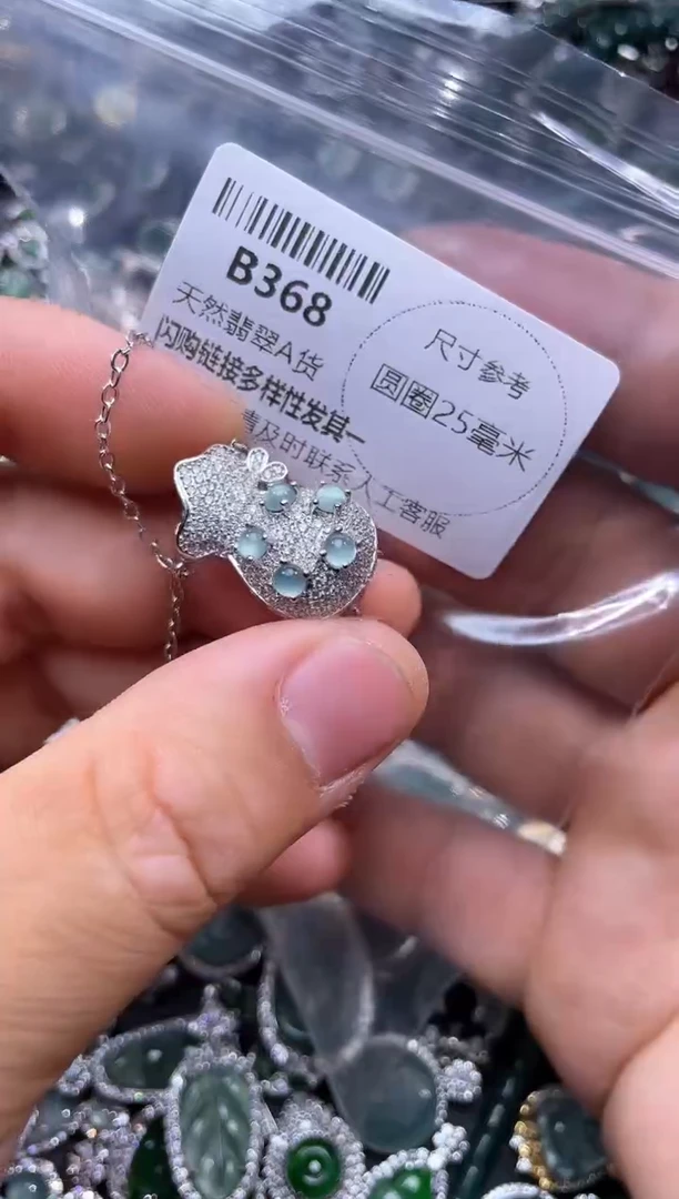 【闪购商品】翡翠颈饰未镶嵌B368项链