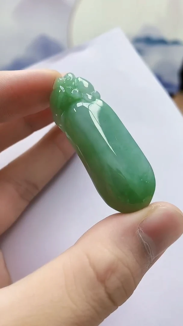 未镶嵌定制翡翠4868bb-毛货挂件25