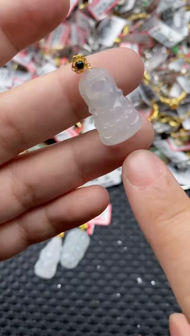 【闪购商品】翡翠戒指18K金镶嵌55555---10