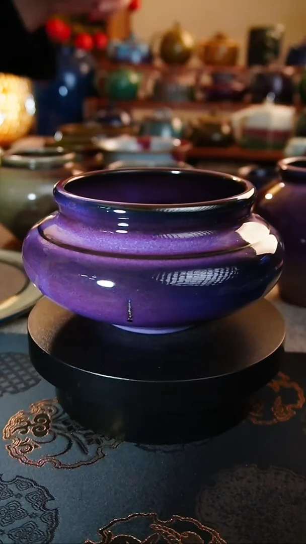 【闪购商品】瓷片574  烟紫 小建水    钏