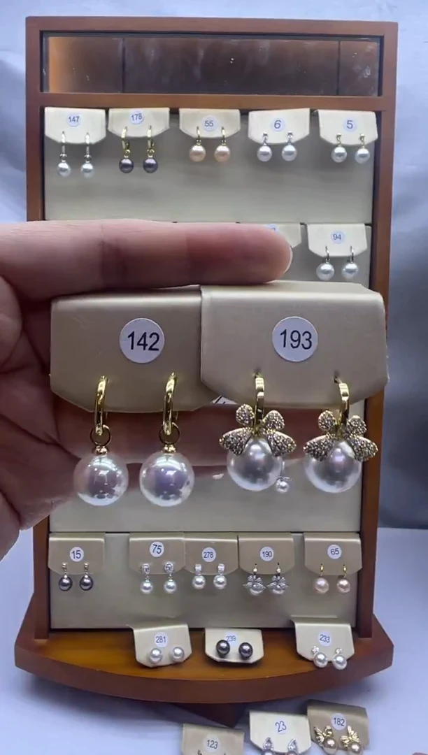 未镶嵌耳饰淡水珍珠142+193