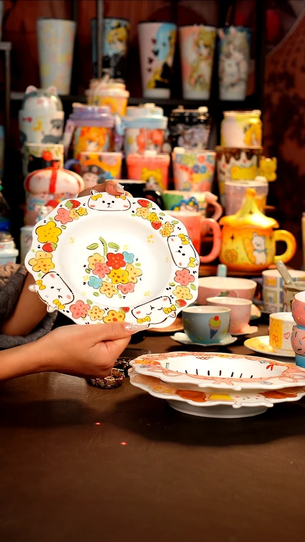 景德镇手工手绘杯杯