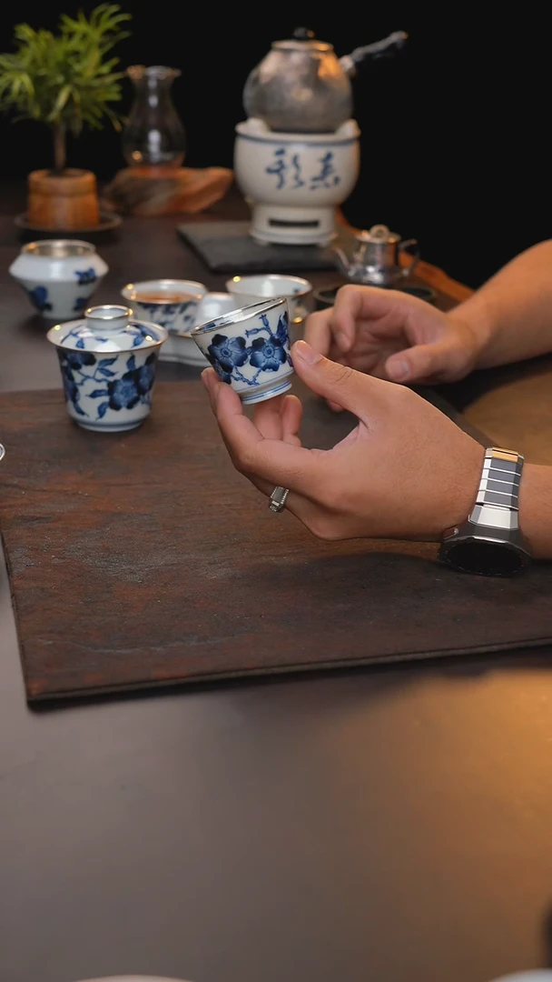 手绘蔷薇i花单只包银口