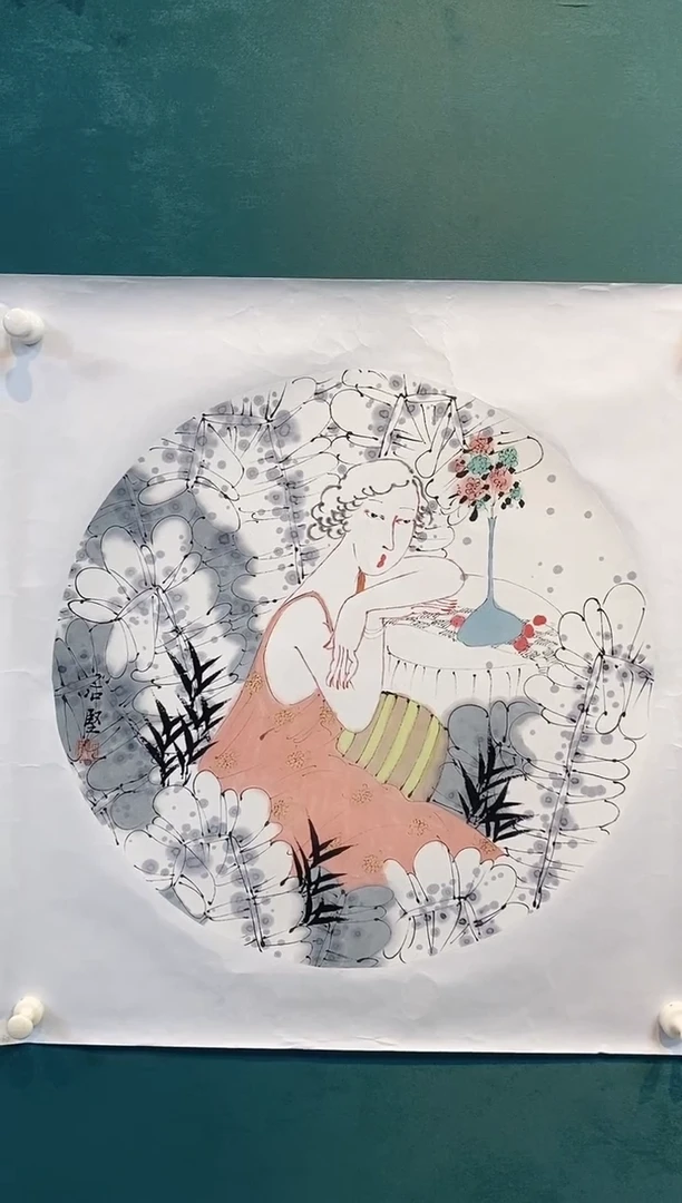 国画欧阳石坚老师作品福利