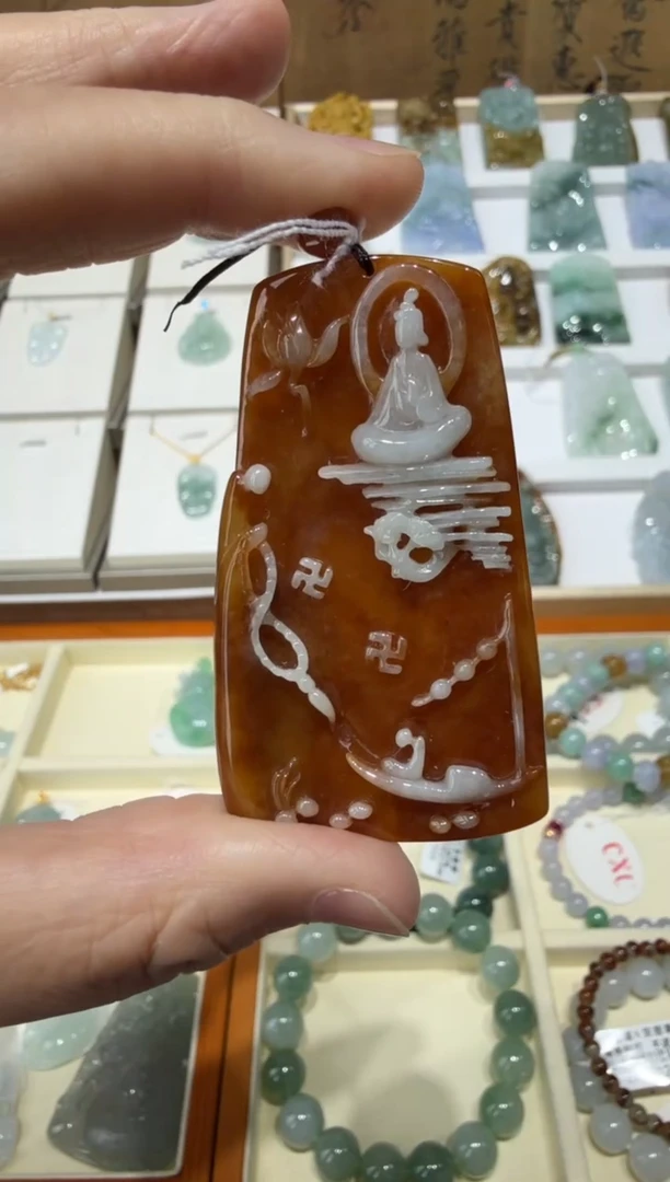 未镶嵌挂件翡翠他**✍A货翡翠多样性孤品