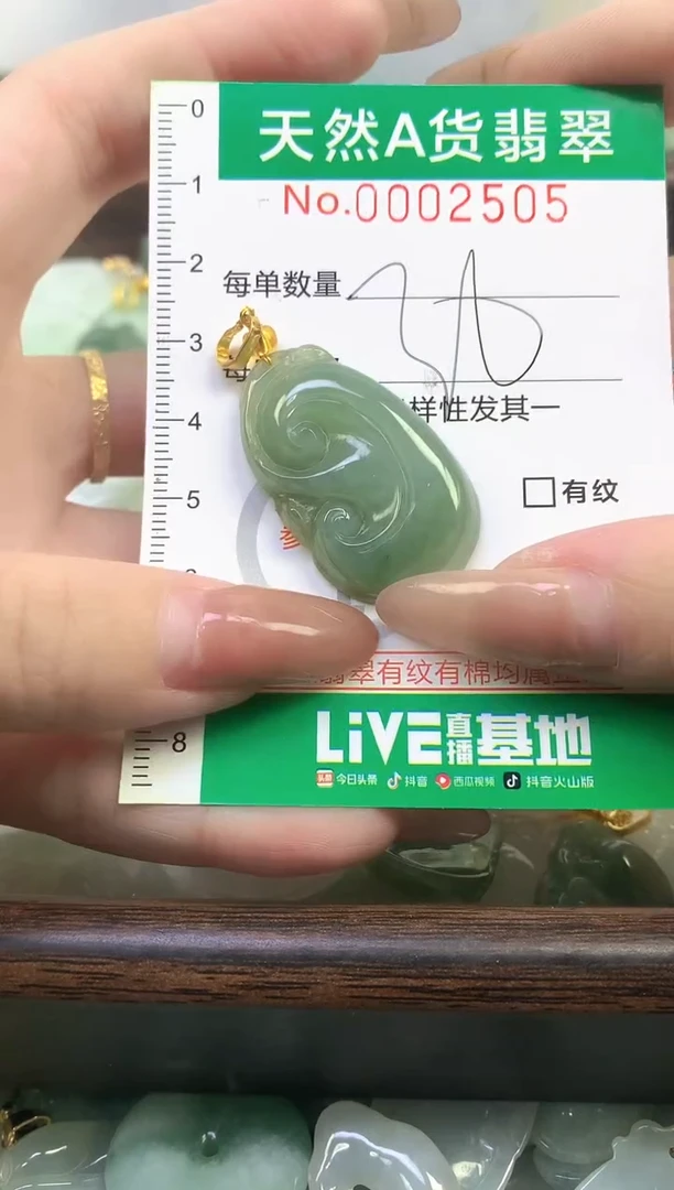 颈饰未镶嵌翡翠天然A货翡翠