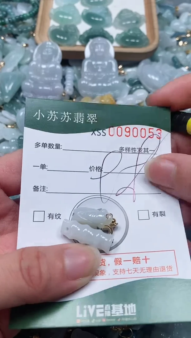 【闪购商品】翡翠颈饰未镶嵌闪购商品0090053