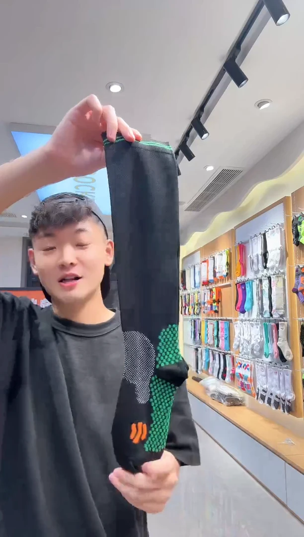 小腿压力袜跑步袜子