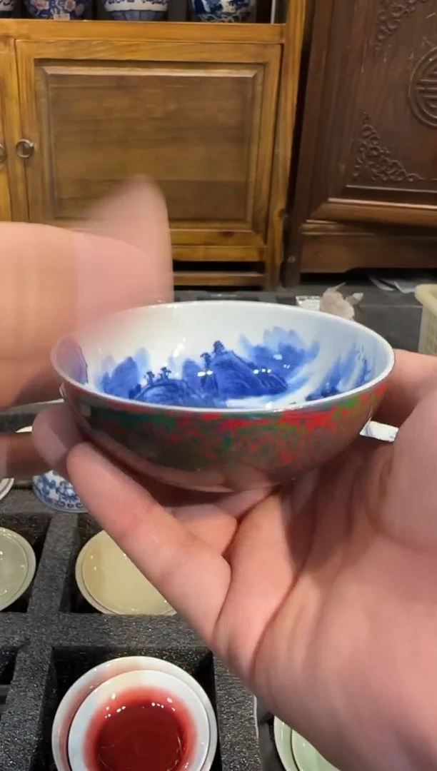 瓷片景德镇瓷器茶器茶杯