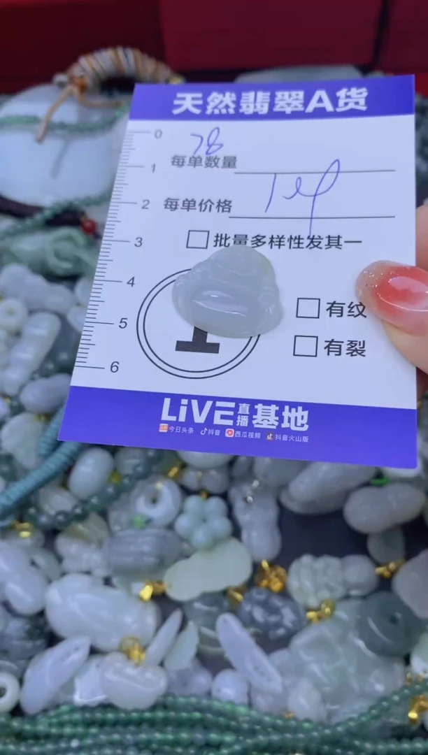 颈饰未镶嵌翡翠天然翡翠A货批量多样性发一件
