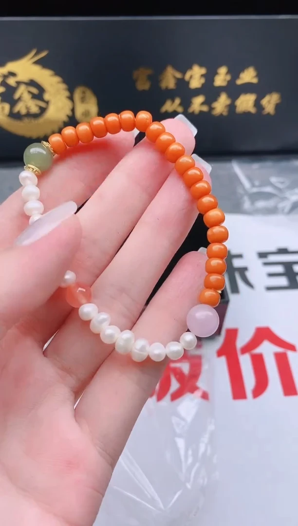 淡水珍珠手绳未镶嵌多样性发拍一发一