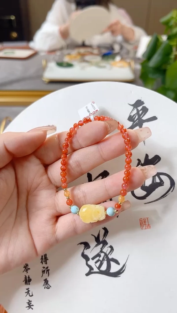 【闪购商品】南红玛瑙手链未镶嵌cs