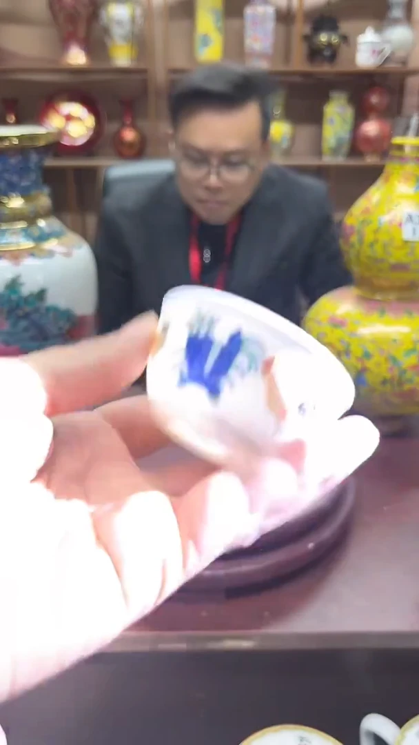 杯景德镇装饰摆件  鸡缸杯