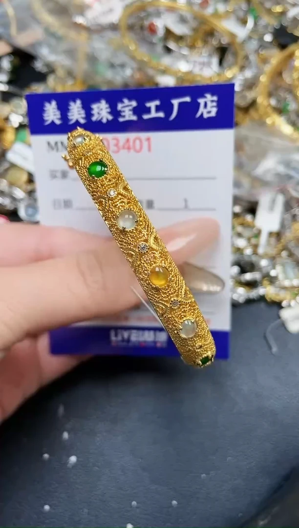 【闪购商品】翡翠颈饰银S925镶嵌3401