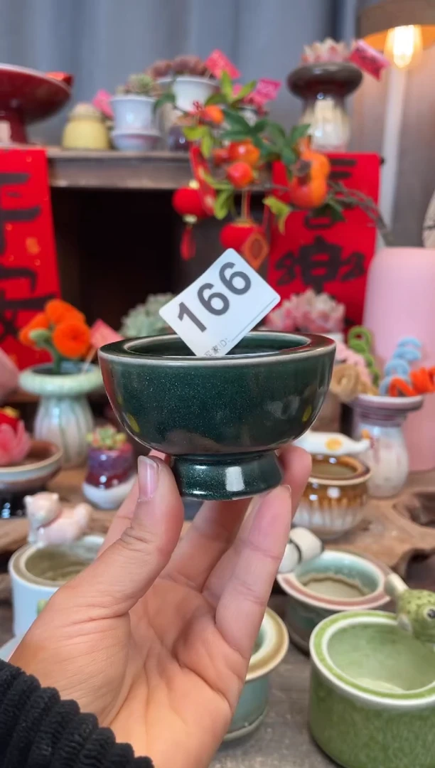 【闪购商品】摆件166知木小芳花盆