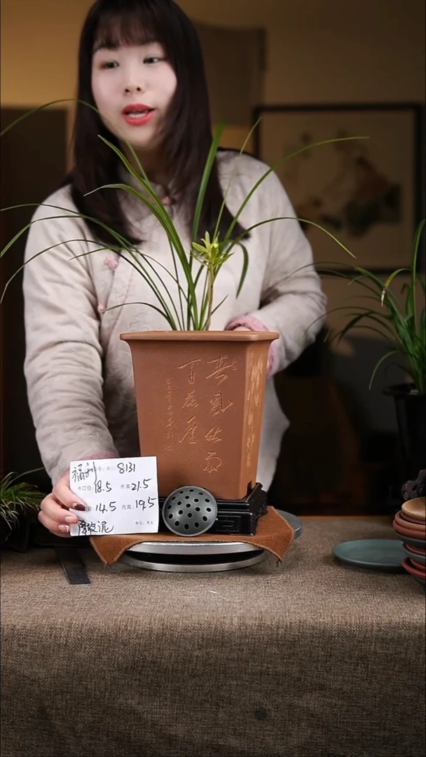 【闪购商品】紫砂花盆紫砂花盆8131