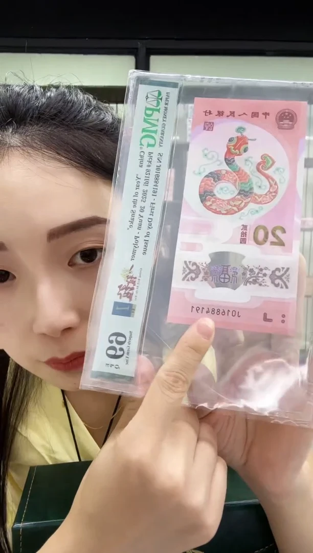 塑料2025年蛇钞1688一路发发PMG69分带4