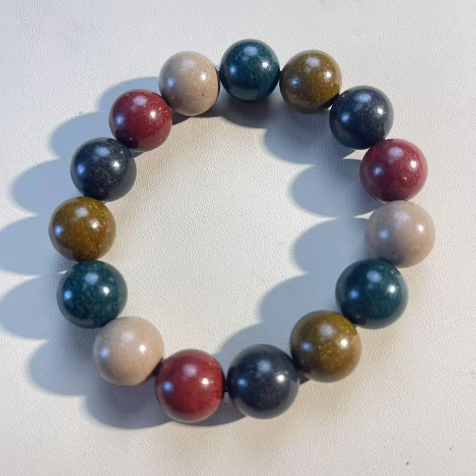 15mm五方真气合香珠手串