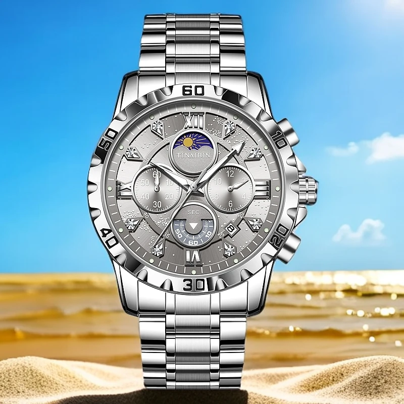 【安总补贴】TINAIBIN 飞行员系列 时尚多功能腕表YH