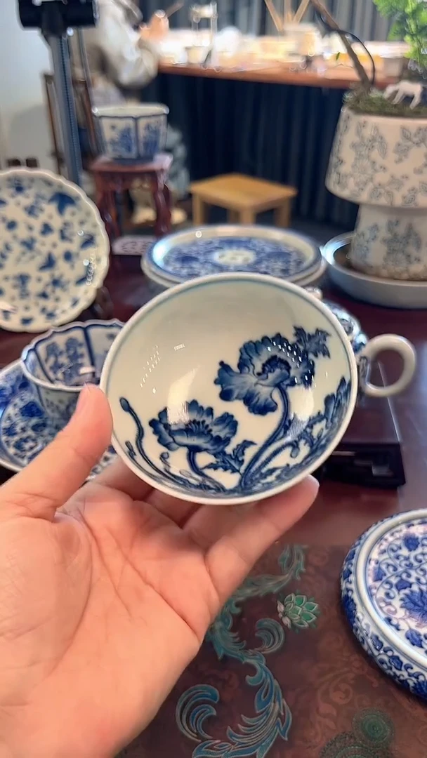 镹曰陶手工手绘柴窑制作微瑕