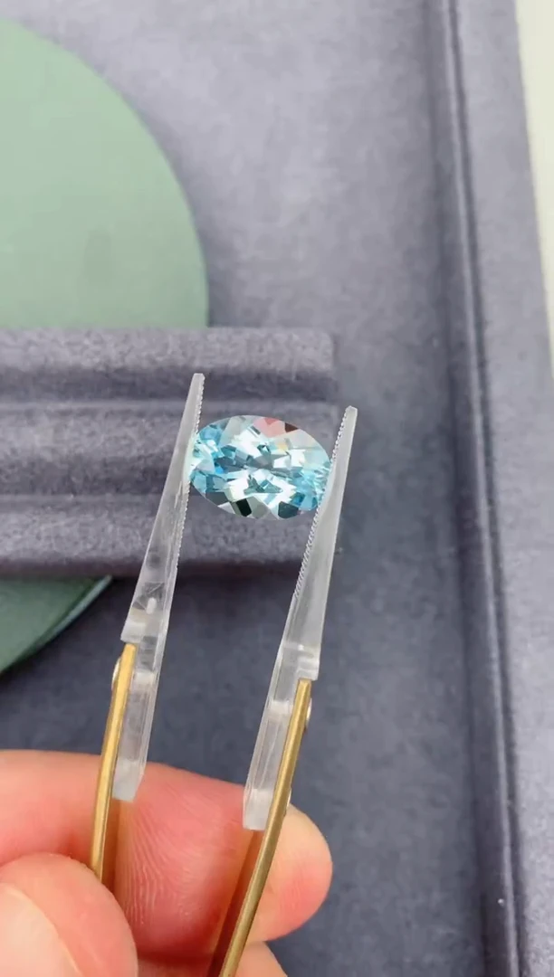 裸石海蓝宝石3ct 海蓝宝石 定制