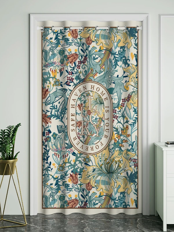 帘无界空调卧室隔热隔冷门帘免打孔厨房厕所挡风防走冷隔断帘子