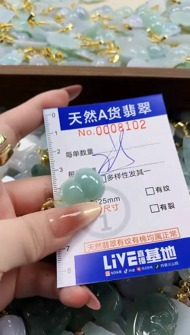 颈饰未镶嵌翡翠天然A货翡翠