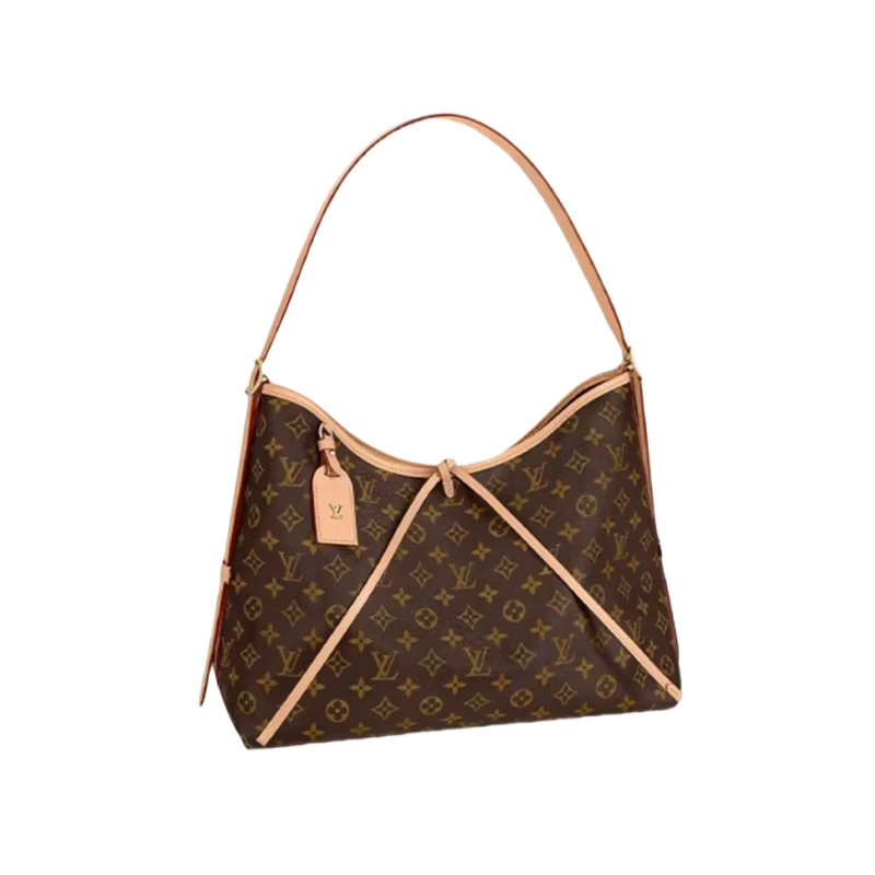 全新未使用 LouisVuitton/路易威登 Carryall老花单肩包中号