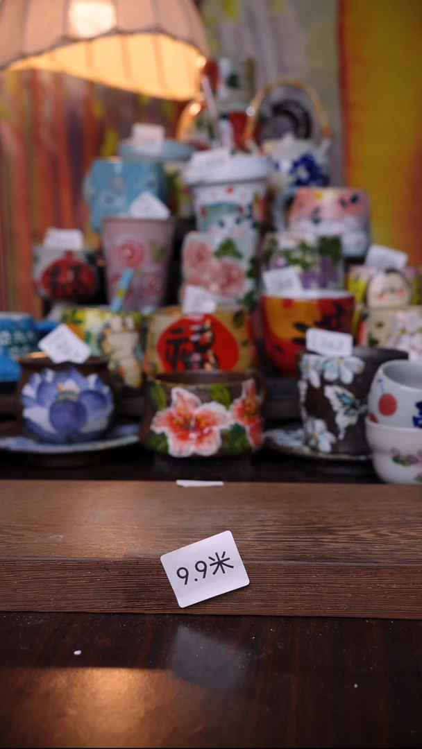 杯子陶泥垚手作 景德镇手工手绘陶瓷器物