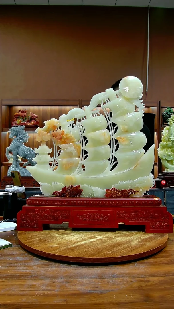 石材曾精品摆件家居摆件
