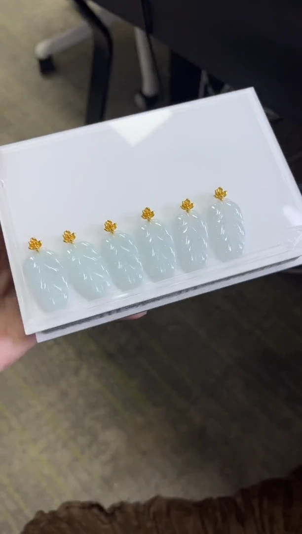 颈饰银S925镶嵌翡翠V334/多样性发一件/配绳子